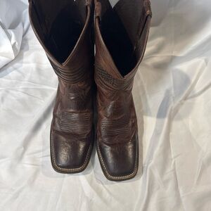 Ariat Brown Leather Western Boots